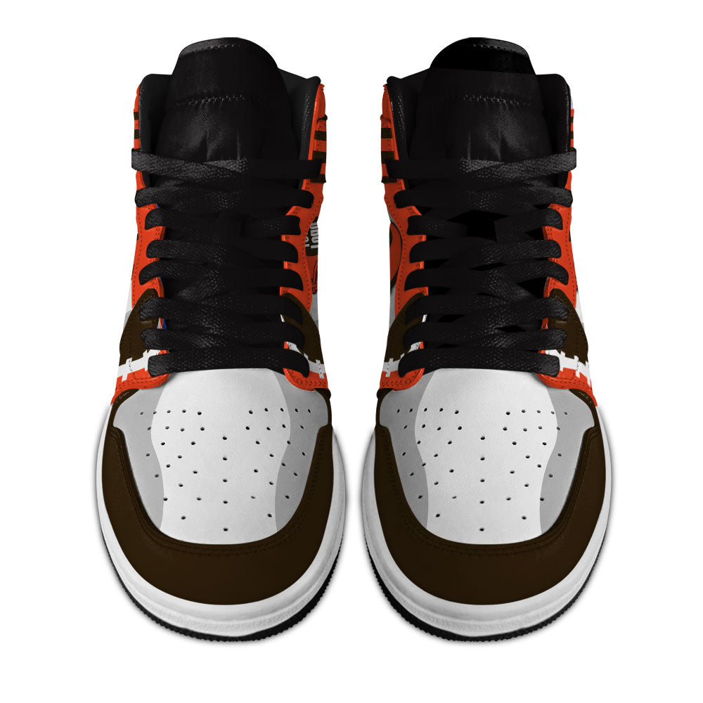 Cleveland Football Sneakers Personalized Your Team-Cuztomshoes