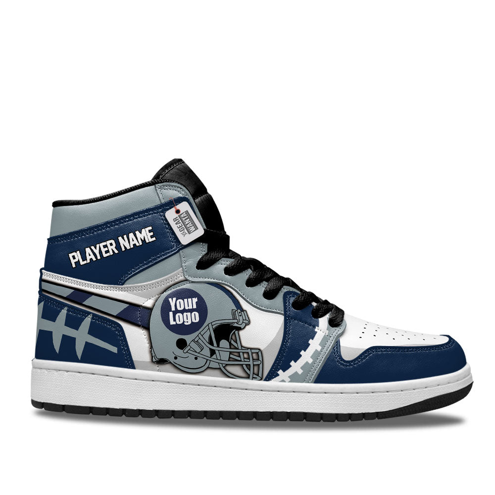 Dallas Football Sneakers Personalized Your Team-Cuztomshoes