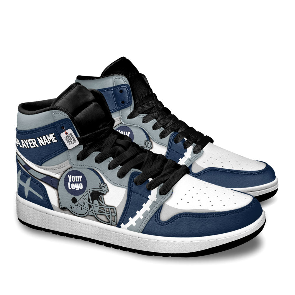 Dallas Football Sneakers Personalized Your Teamcuztomshoes.com