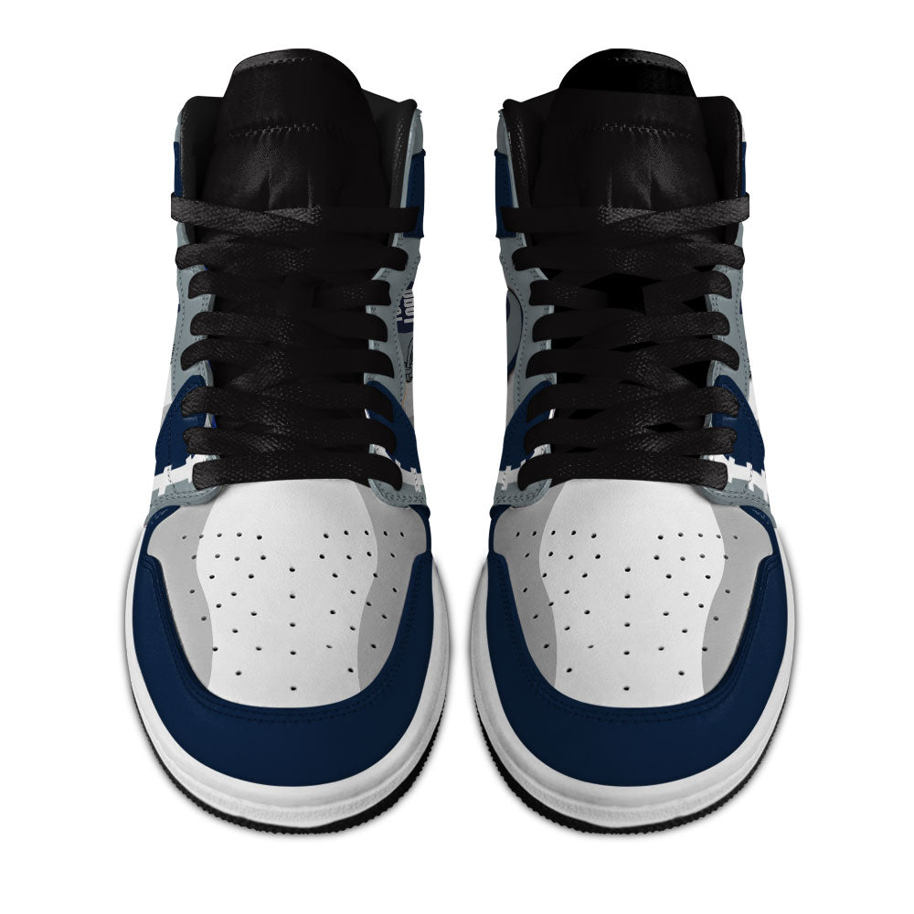 Dallas Football Sneakers Personalized Your Team-Cuztomshoes