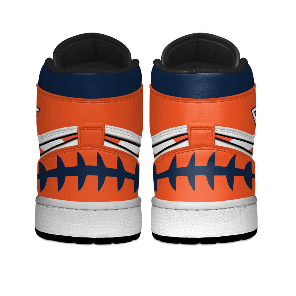 Denver Football Sneakers Personalized Your Teamcuztomshoes.com