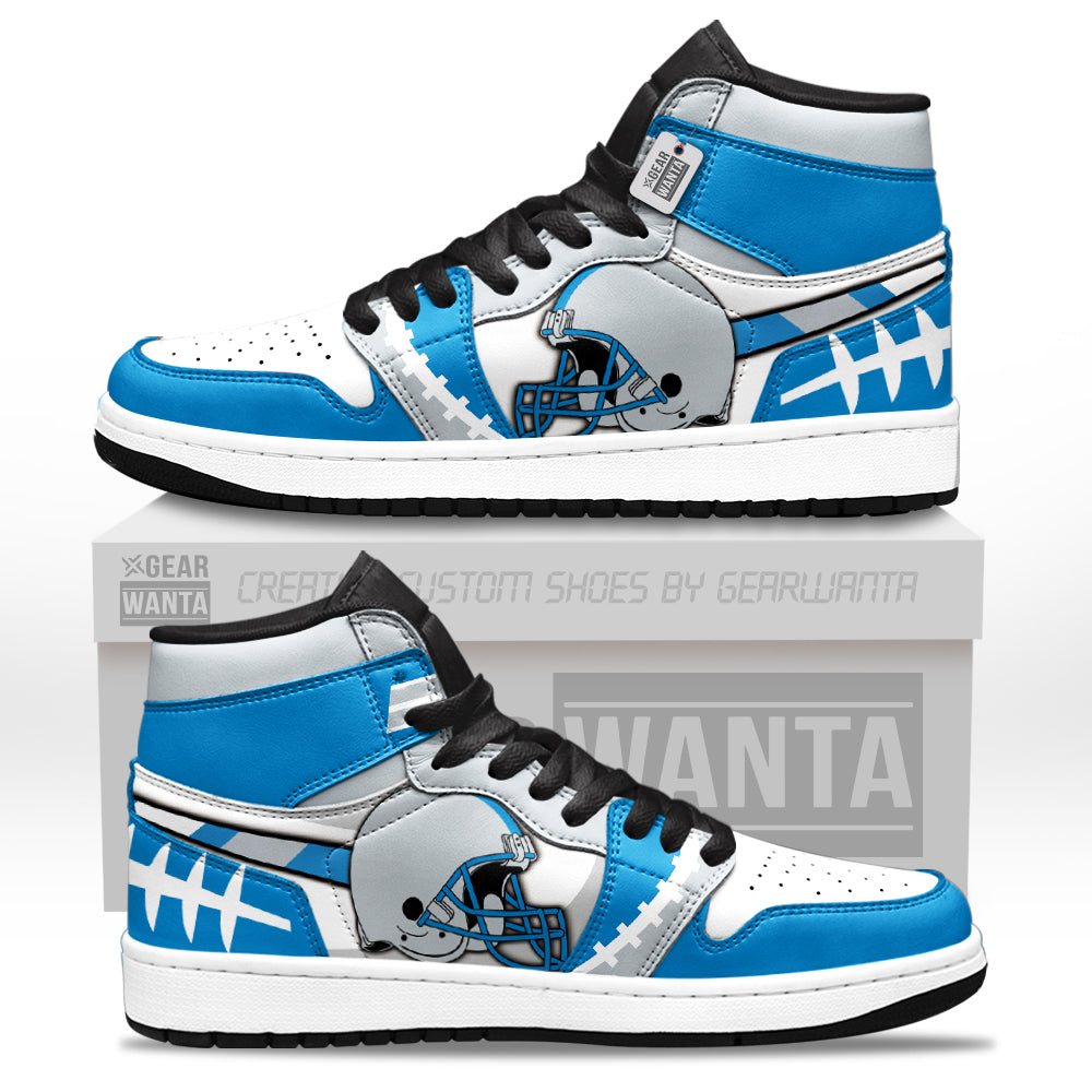 Detroit Football Sneakers Personalized Your Team-Cuztomshoes