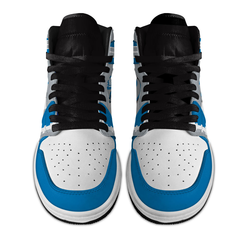 Detroit Football Sneakers Personalized Your Team-Cuztomshoes