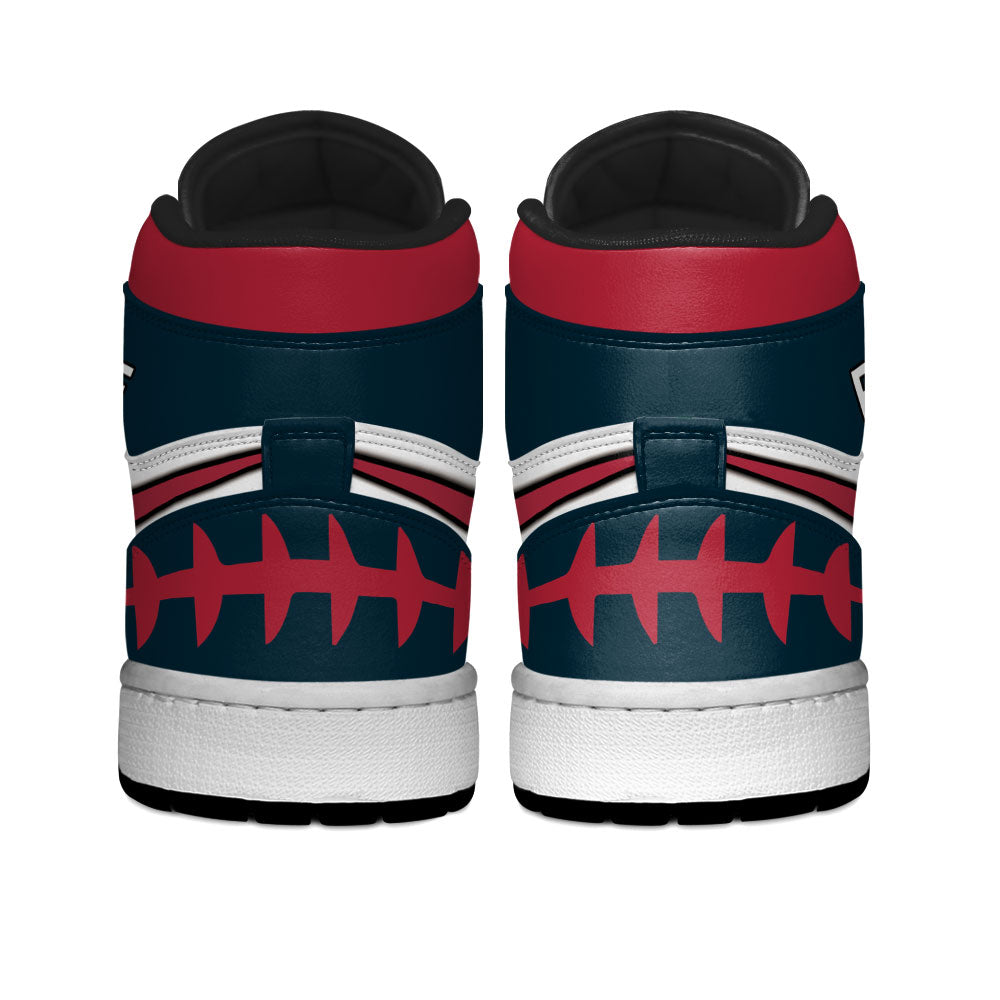 Houston Football Sneakers Personalized Your Teamcuztomshoes.com