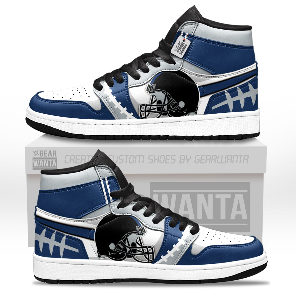 Indianapolis Football Sneakers Personalized Your Team-Cuztomshoes
