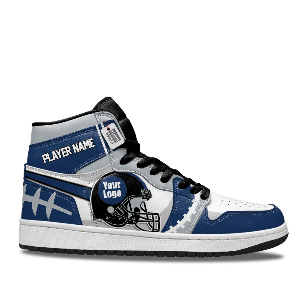 Indianapolis Football Sneakers Personalized Your Team-Cuztomshoes
