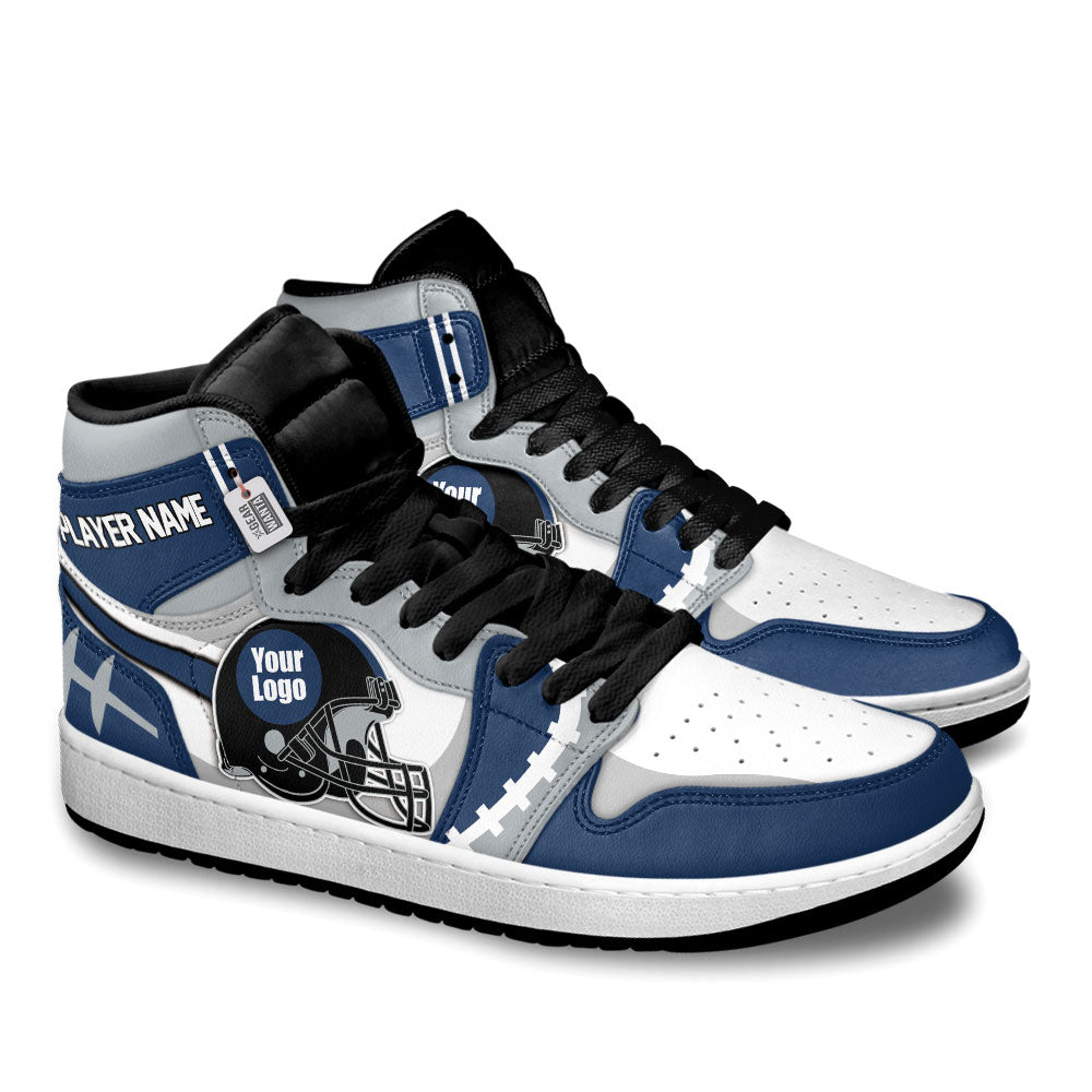 Indianapolis Football Sneakers Personalized Your Teamcuztomshoes.com