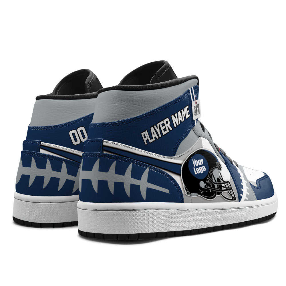 Indianapolis Football Sneakers Personalized Your Teamcuztomshoes.com