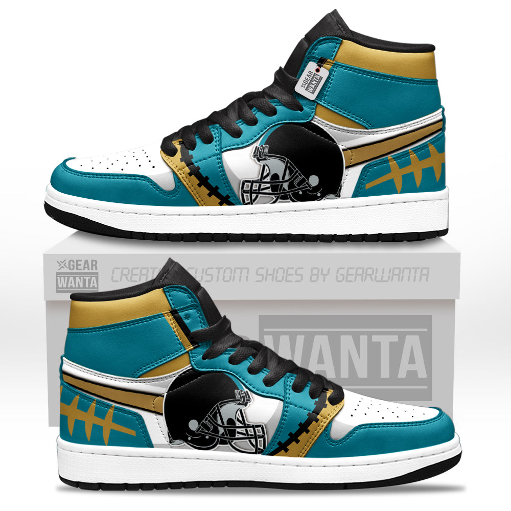 Jacksonville Football Sneakers Personalized Your Team-Cuztomshoes