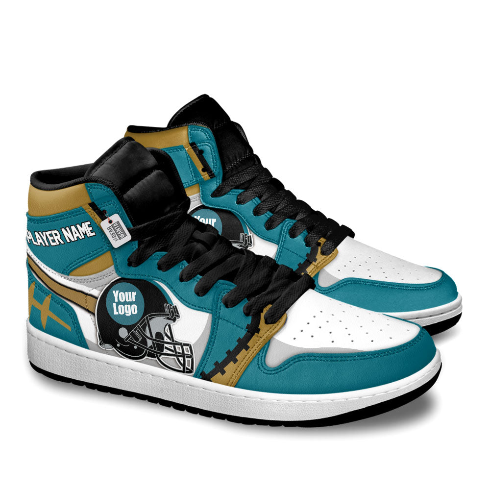 Jacksonville Football Sneakers Personalized Your Teamcuztomshoes.com