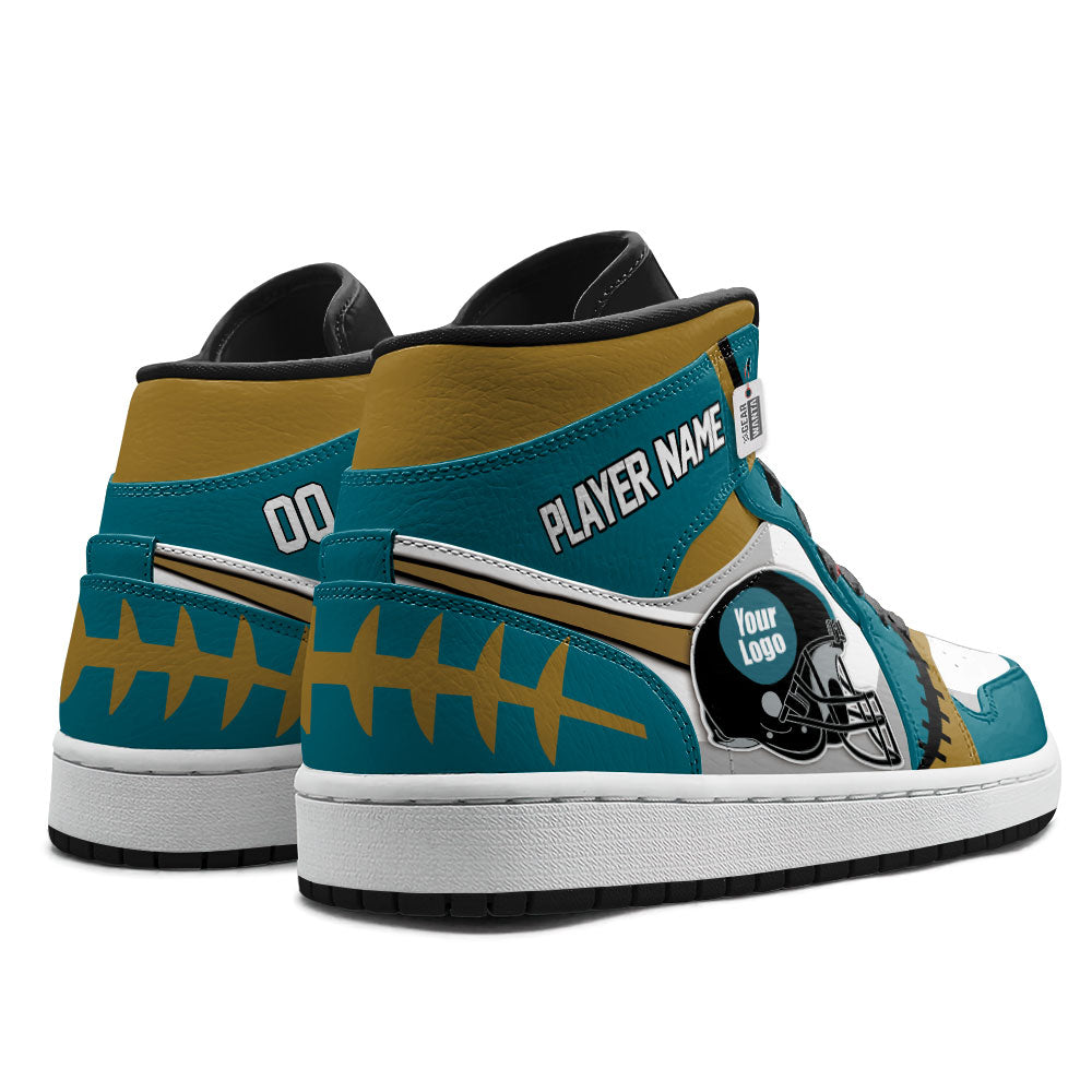 Jacksonville Football Sneakers Personalized Your Teamcuztomshoes.com