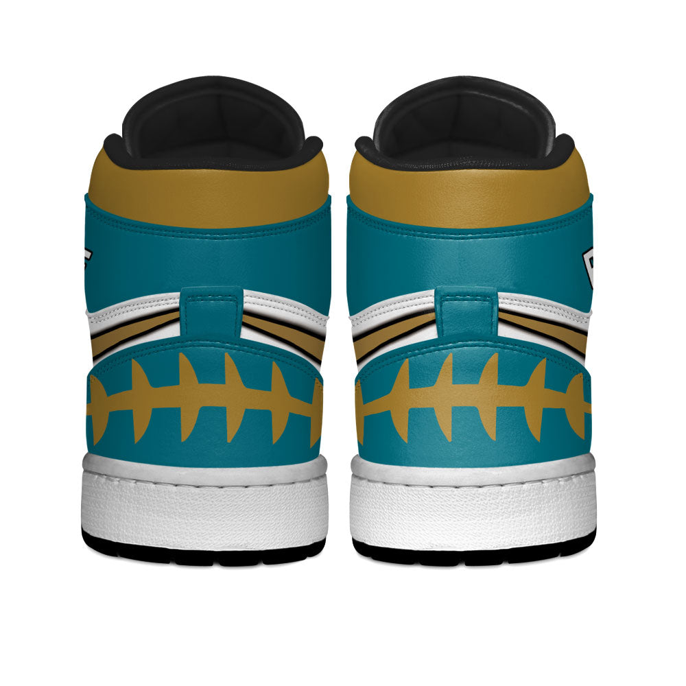 Jacksonville Football Sneakers Personalized Your Teamcuztomshoes.com