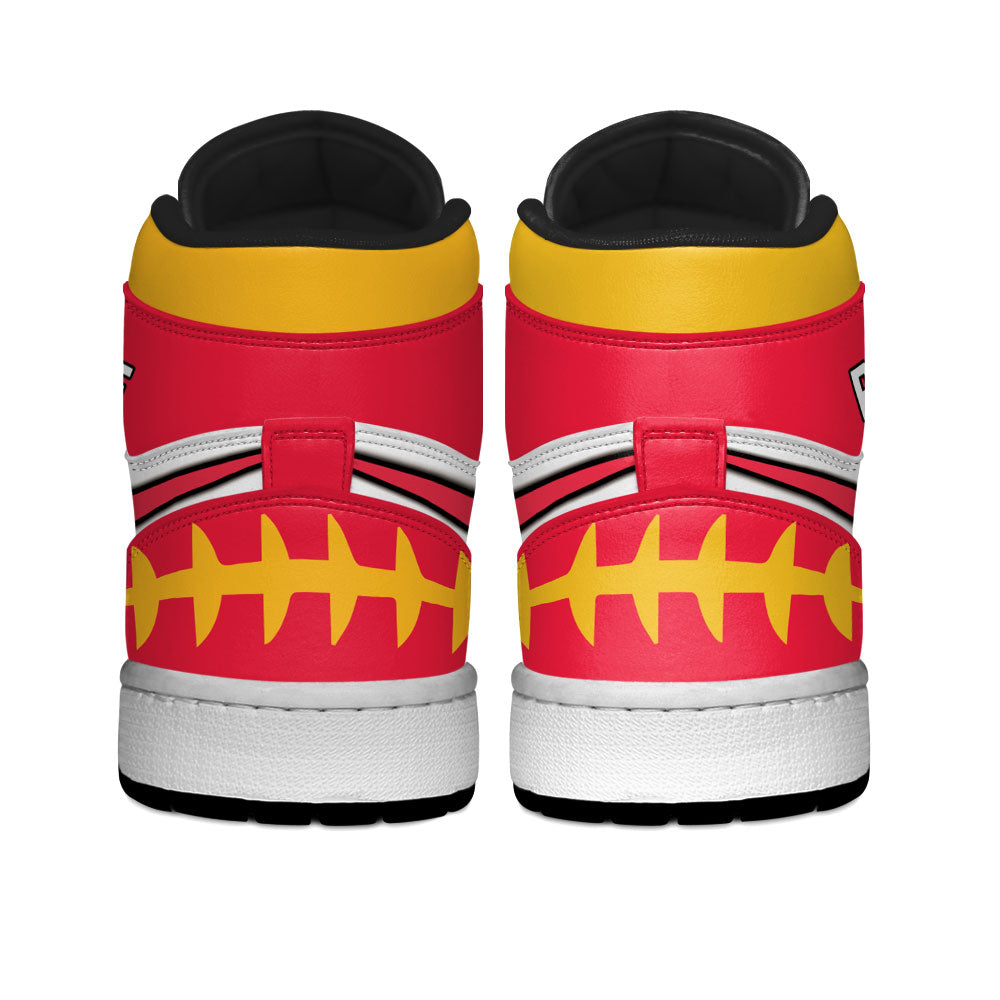 Kansas Football Sneakers Personalized Your Teamcuztomshoes.com