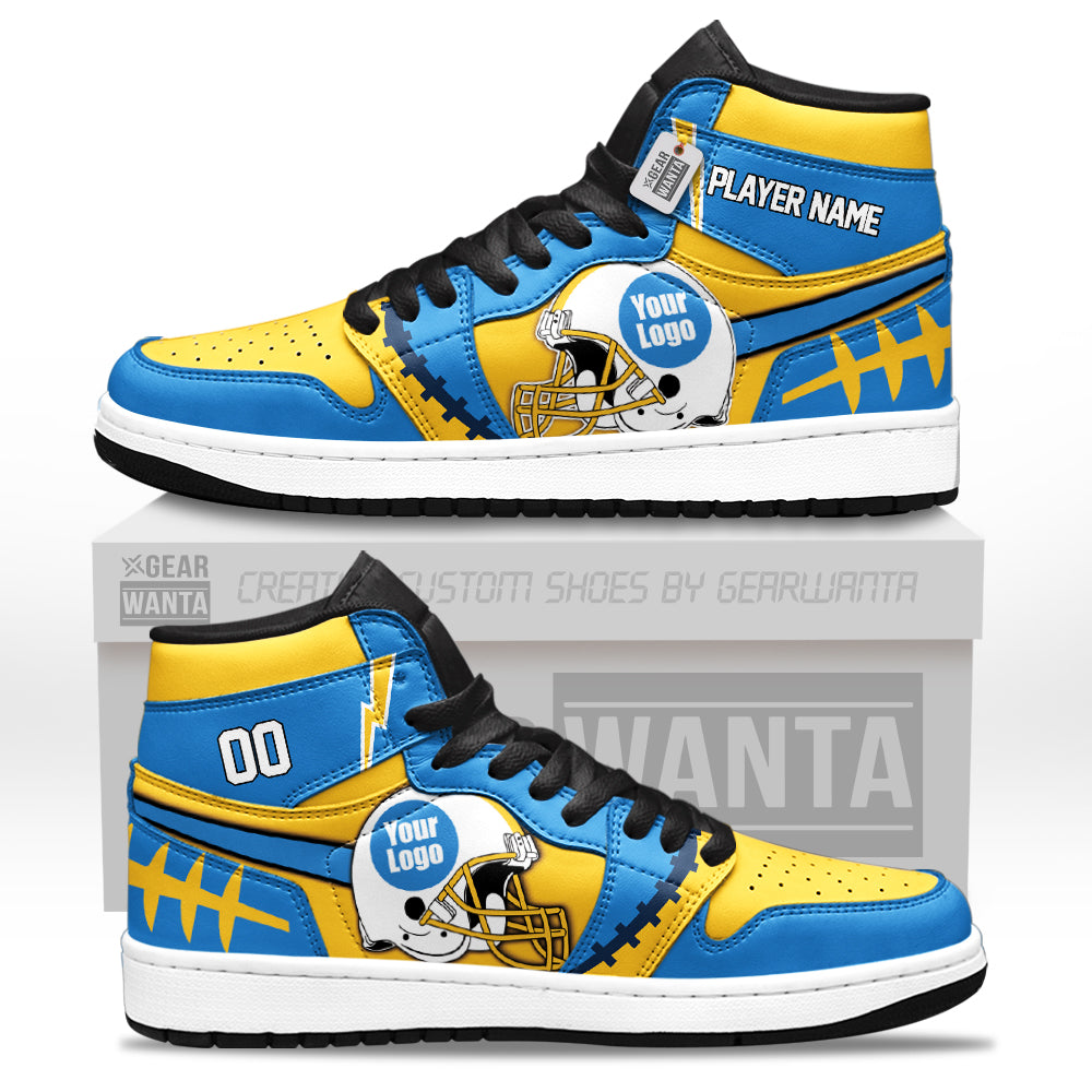Los Angeles Football Sneakers Personalized Your Teamcuztomshoes.com