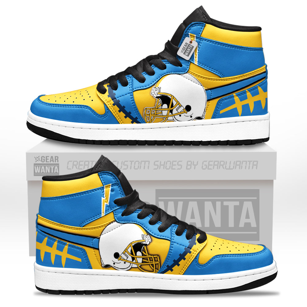 Los Angeles Football Sneakers Personalized Your Team-Cuztomshoes