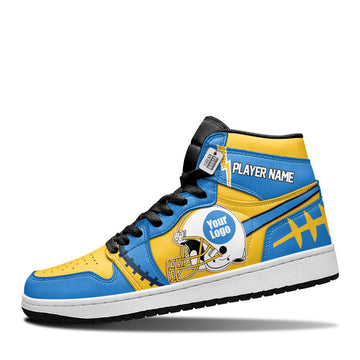 Los Angeles Leather Shoes Custom Your Football Team - Cuztomshoes.com