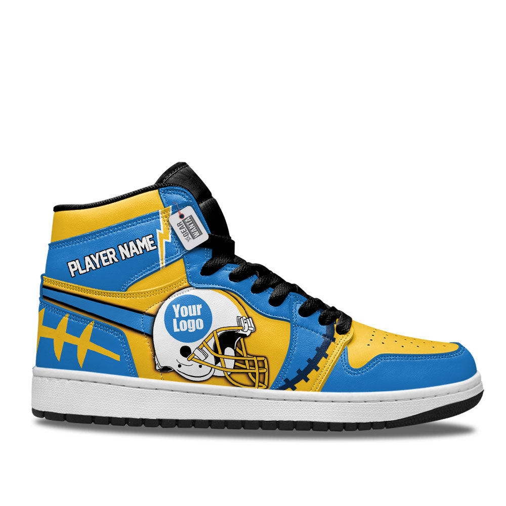 Los Angeles Football Sneakers Personalized Your Team-Cuztomshoes