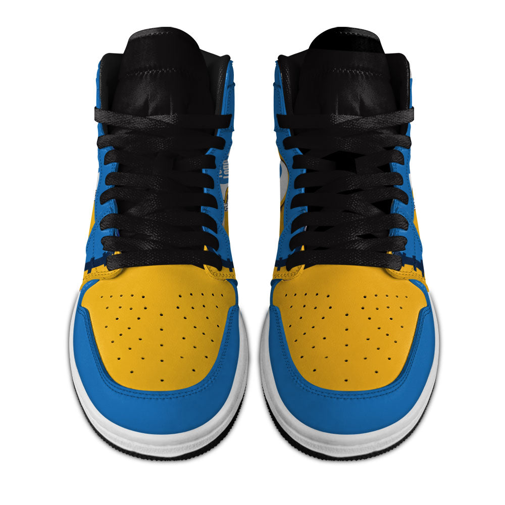Los Angeles Football Sneakers Personalized Your Team-Cuztomshoes