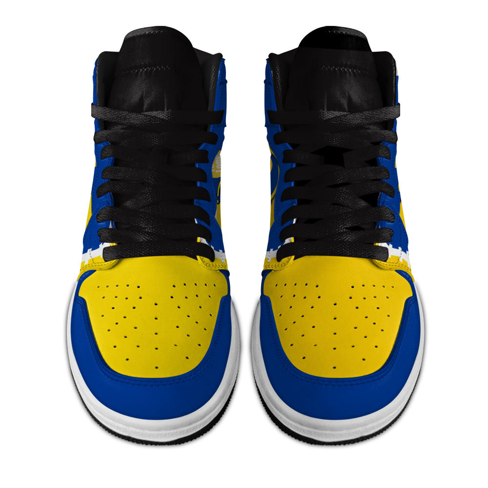 Los Angeles Football Sneakers Personalized Your Team-Cuztomshoes