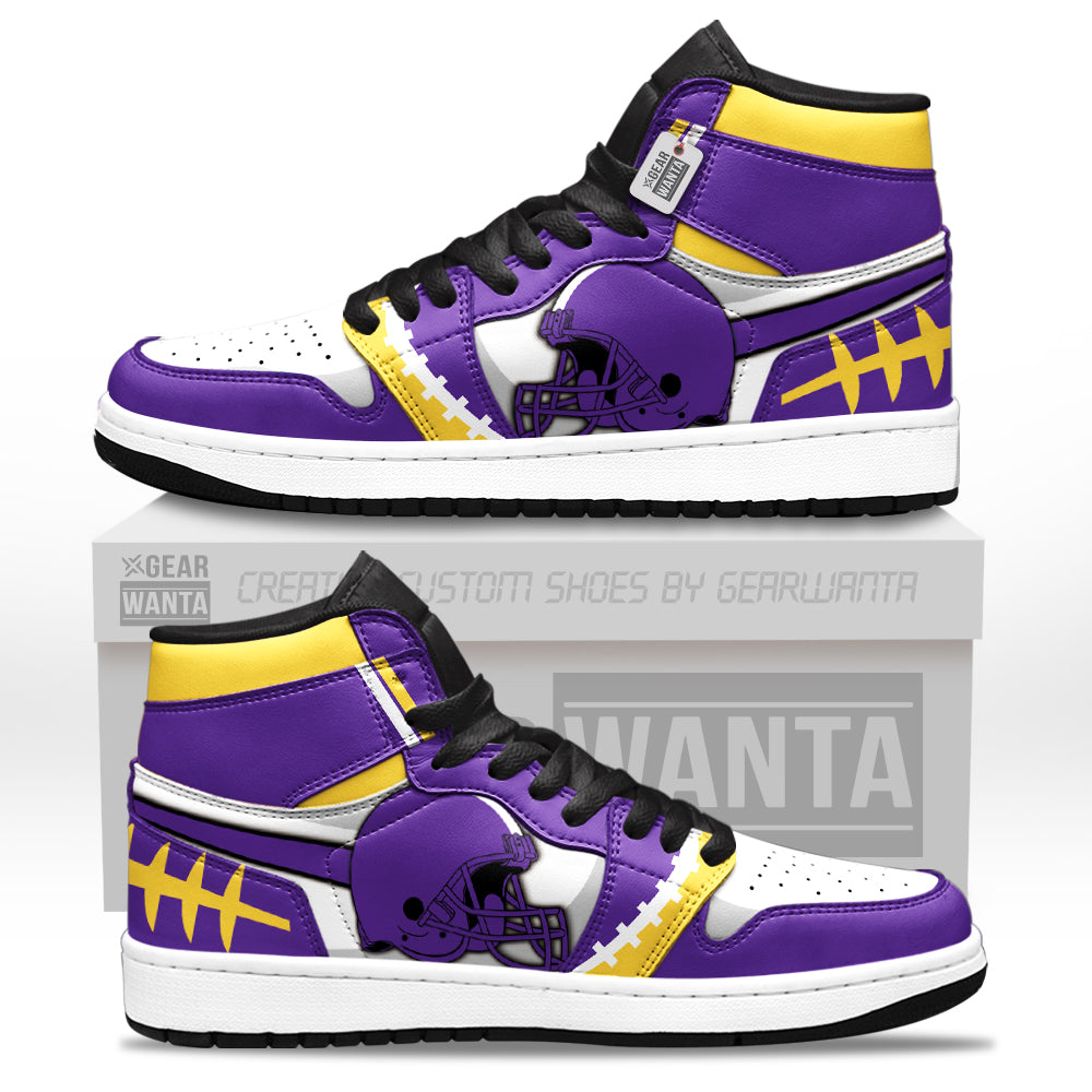 Minnesota Football Sneakers Personalized Your Team-Cuztomshoes