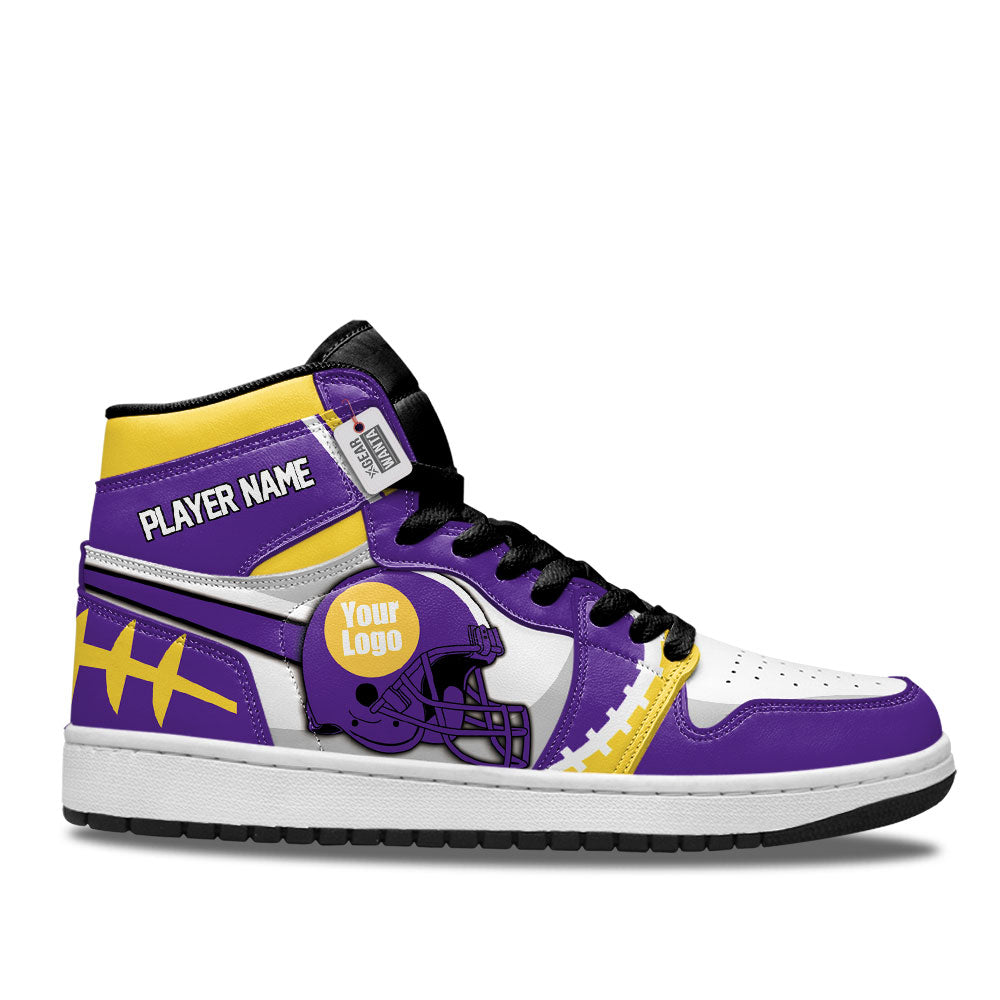 Minnesota Football Sneakers Personalized Your Team-Cuztomshoes