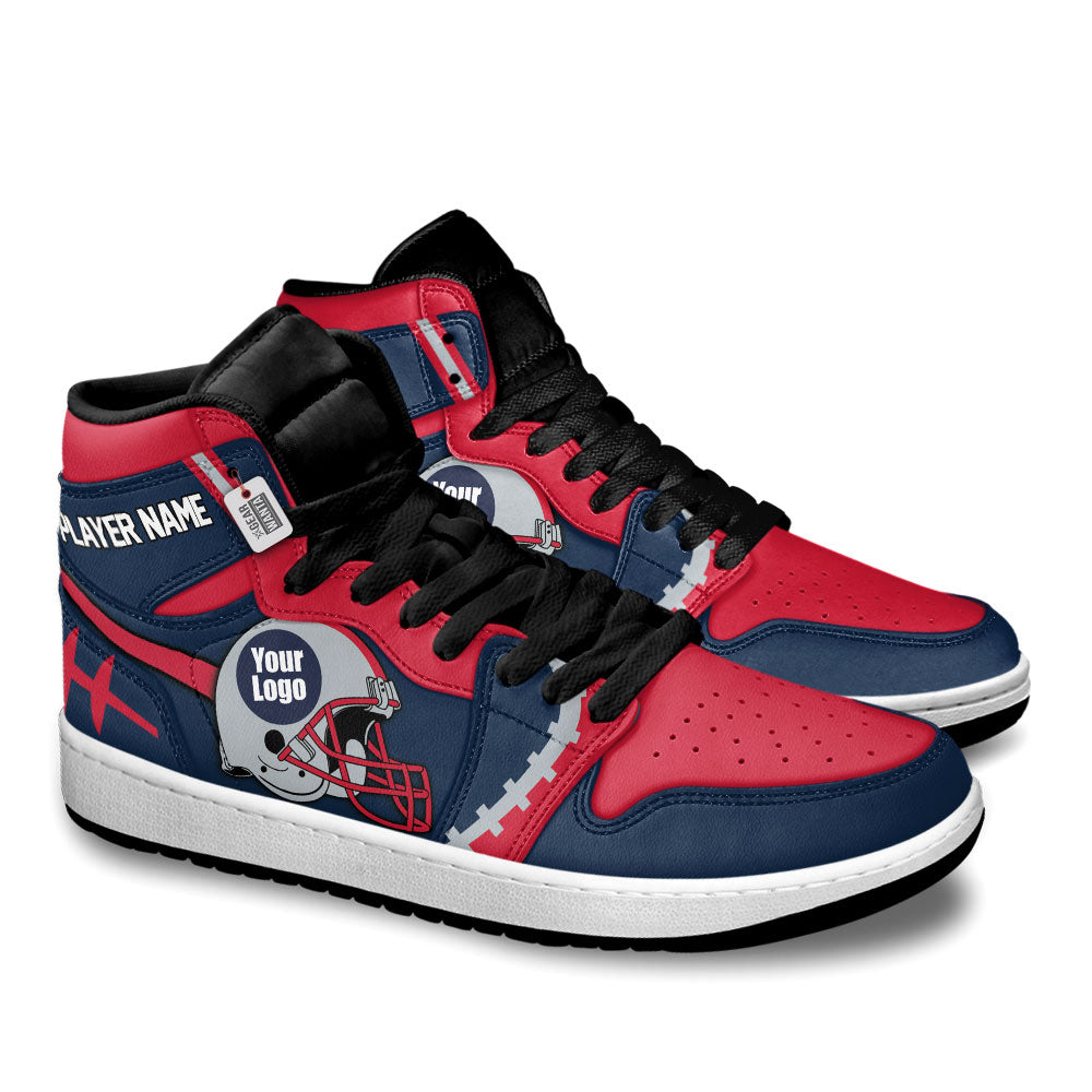 New England Sneakers Personalized Your Teamcuztomshoes.com