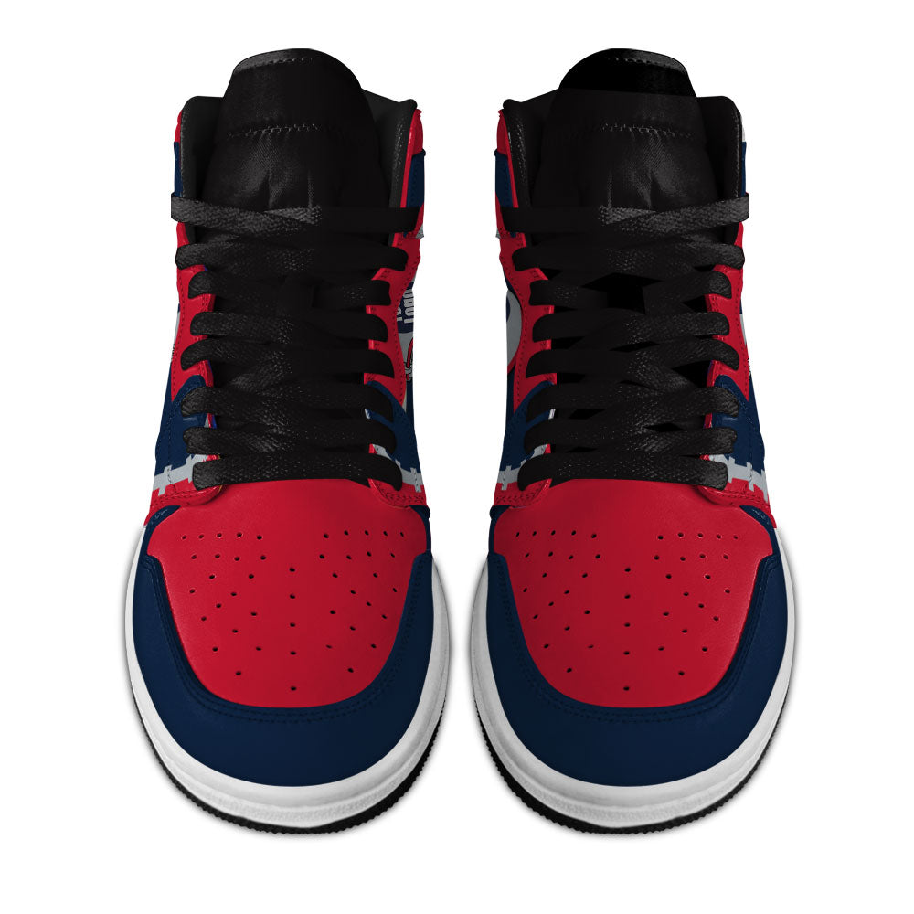 New England Sneakers Personalized Your Team-Cuztomshoes
