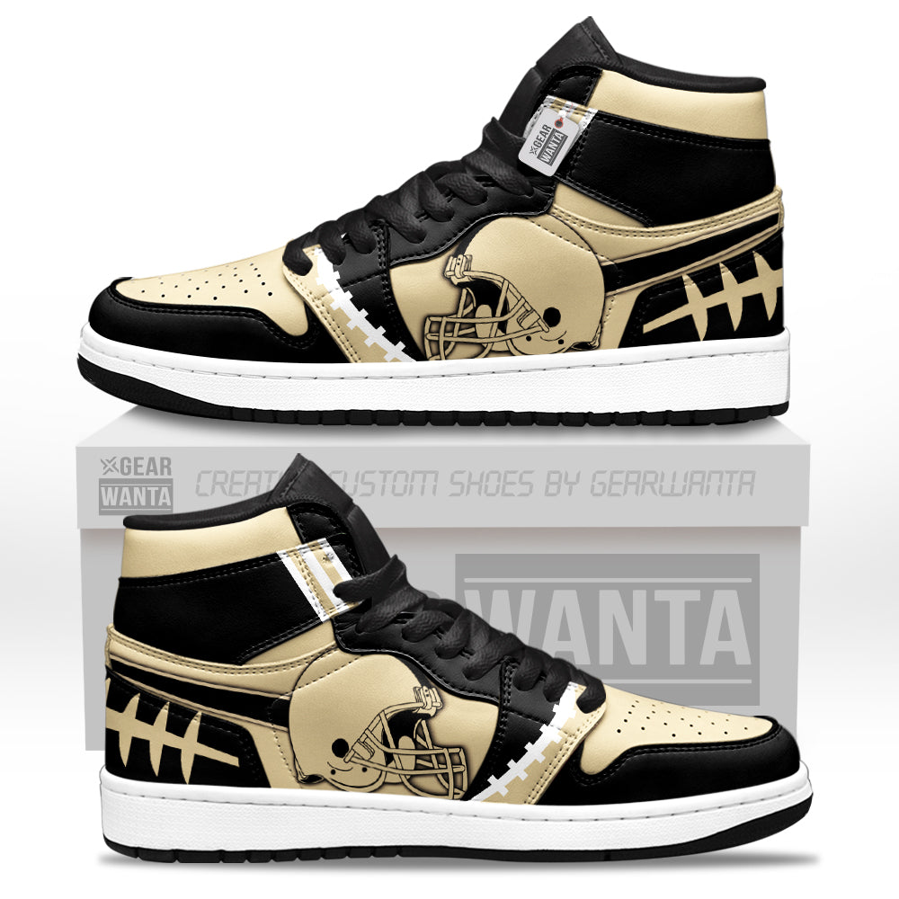 New Orleans Sneakers Personalized Your Team-Cuztomshoes