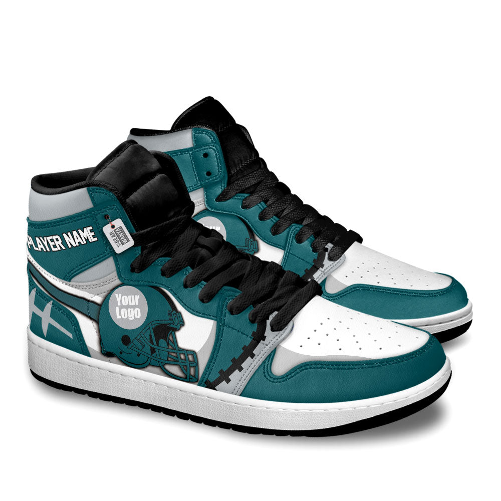 Philadelphia Football Sneakers Personalized Your Teamcuztomshoes.com