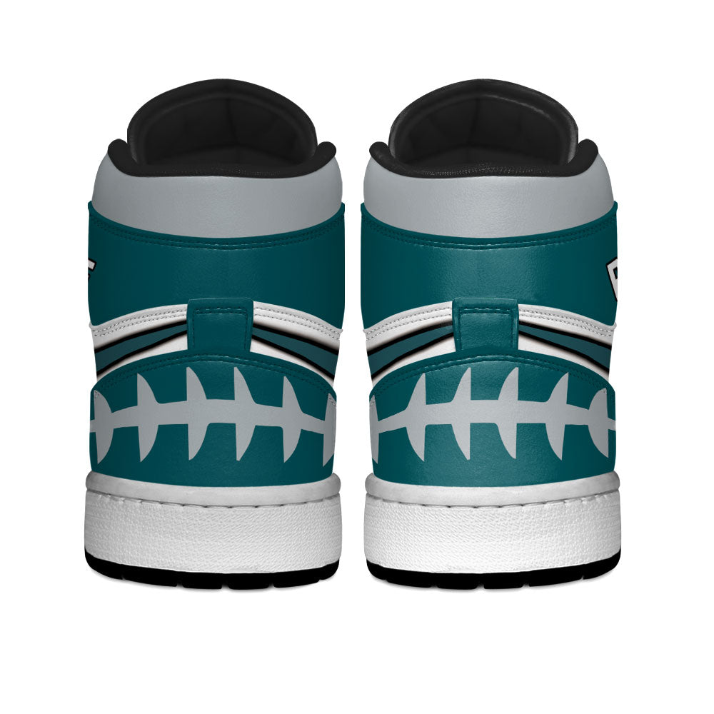 Philadelphia Football Sneakers Personalized Your Teamcuztomshoes.com