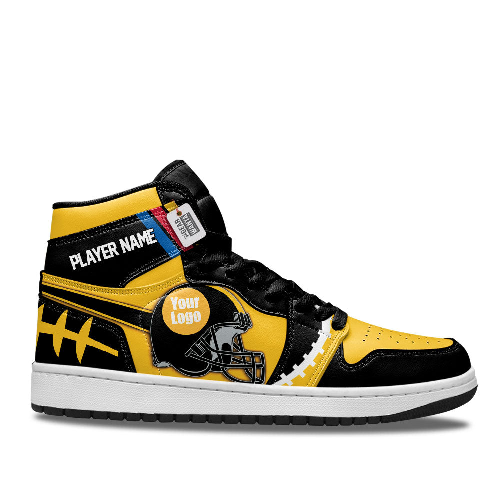 Pittsburgh Sneakers Personalized Your Team-Cuztomshoes