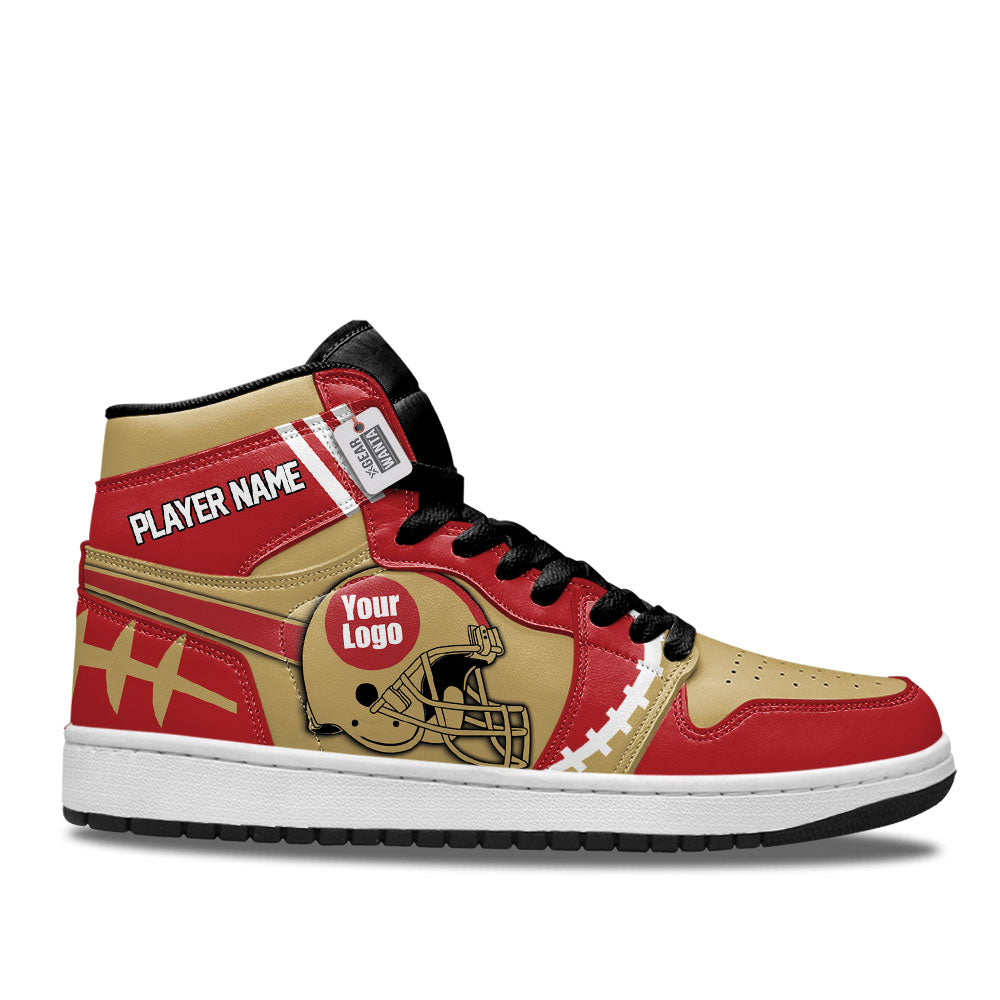 San Francisco Sneakers Personalized Your Team-Cuztomshoes