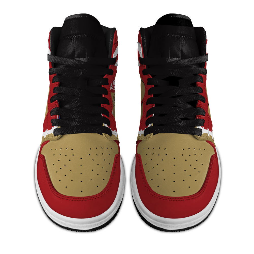 San Francisco Sneakers Personalized Your Team-Cuztomshoes
