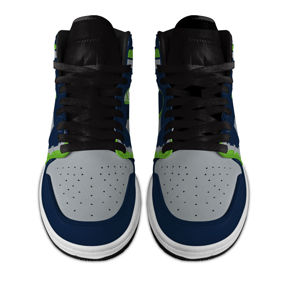 Seattle Football Sneakers Personalized Your Team-Cuztomshoes