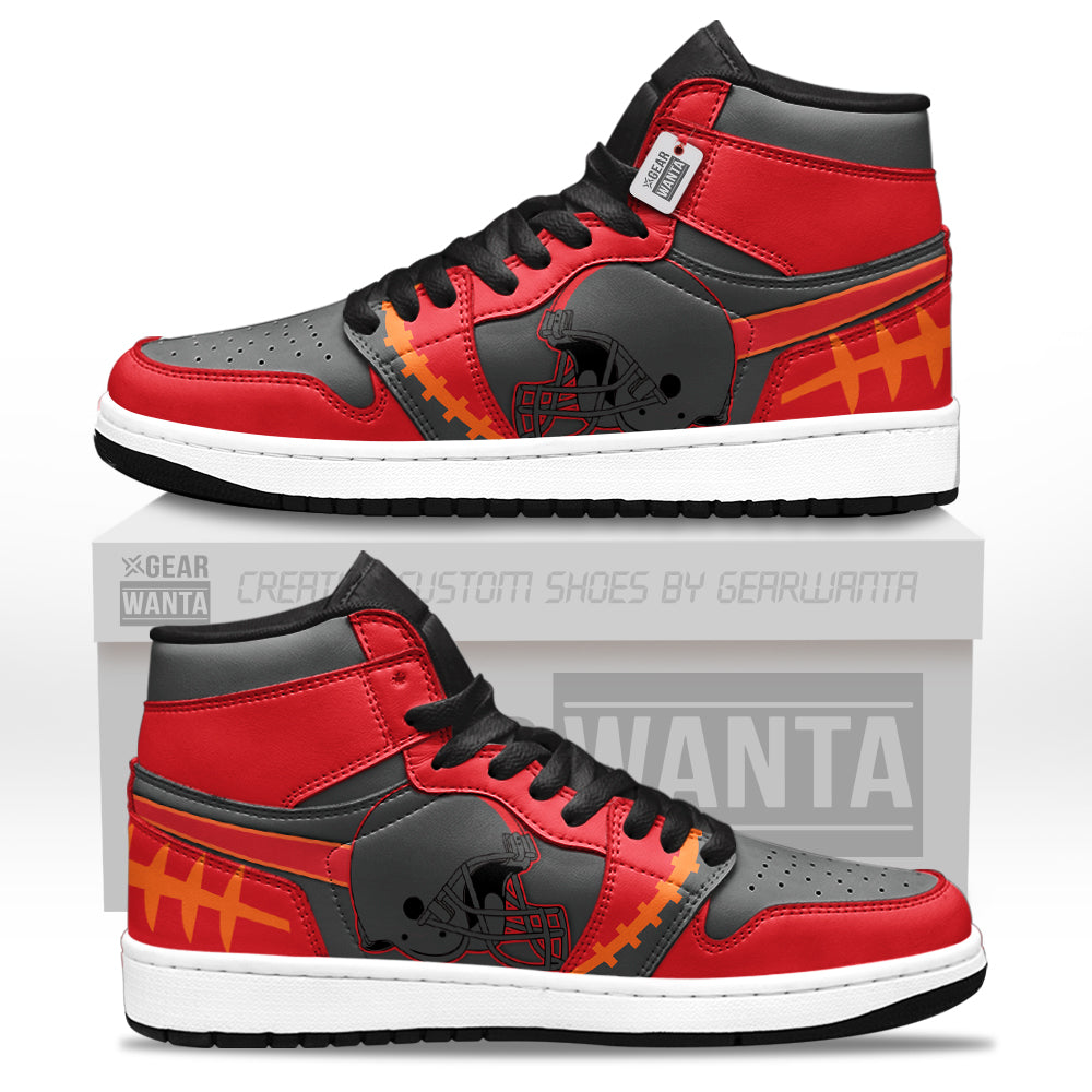 Tampa Football Sneakers Personalized Your Team-Cuztomshoes