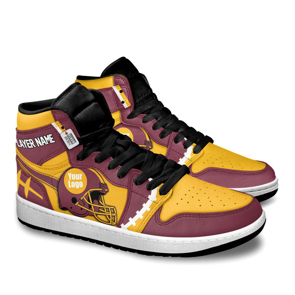 Washington Football Sneakers Personalized Your Teamcuztomshoes.com