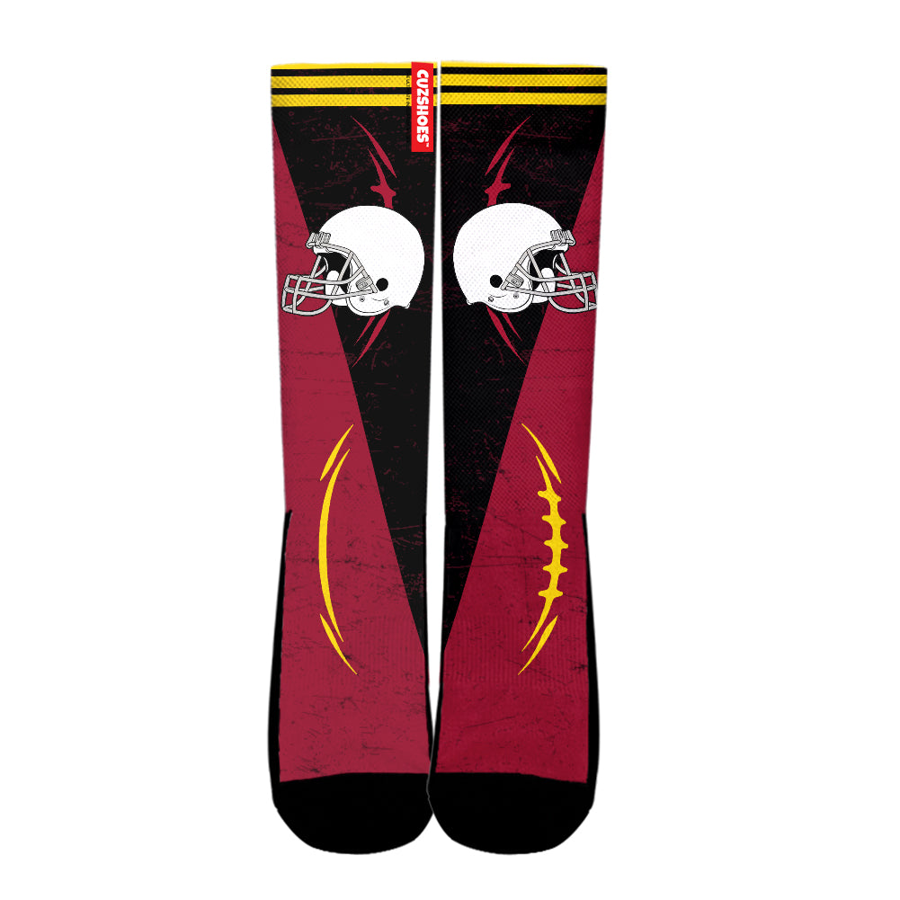 Arizona Football Team Socks- Cuztomshoes