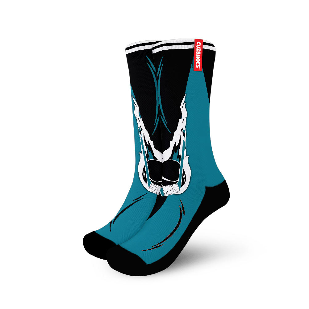 San Jose Hockey Basketball Team Socks- Cuztomshoes