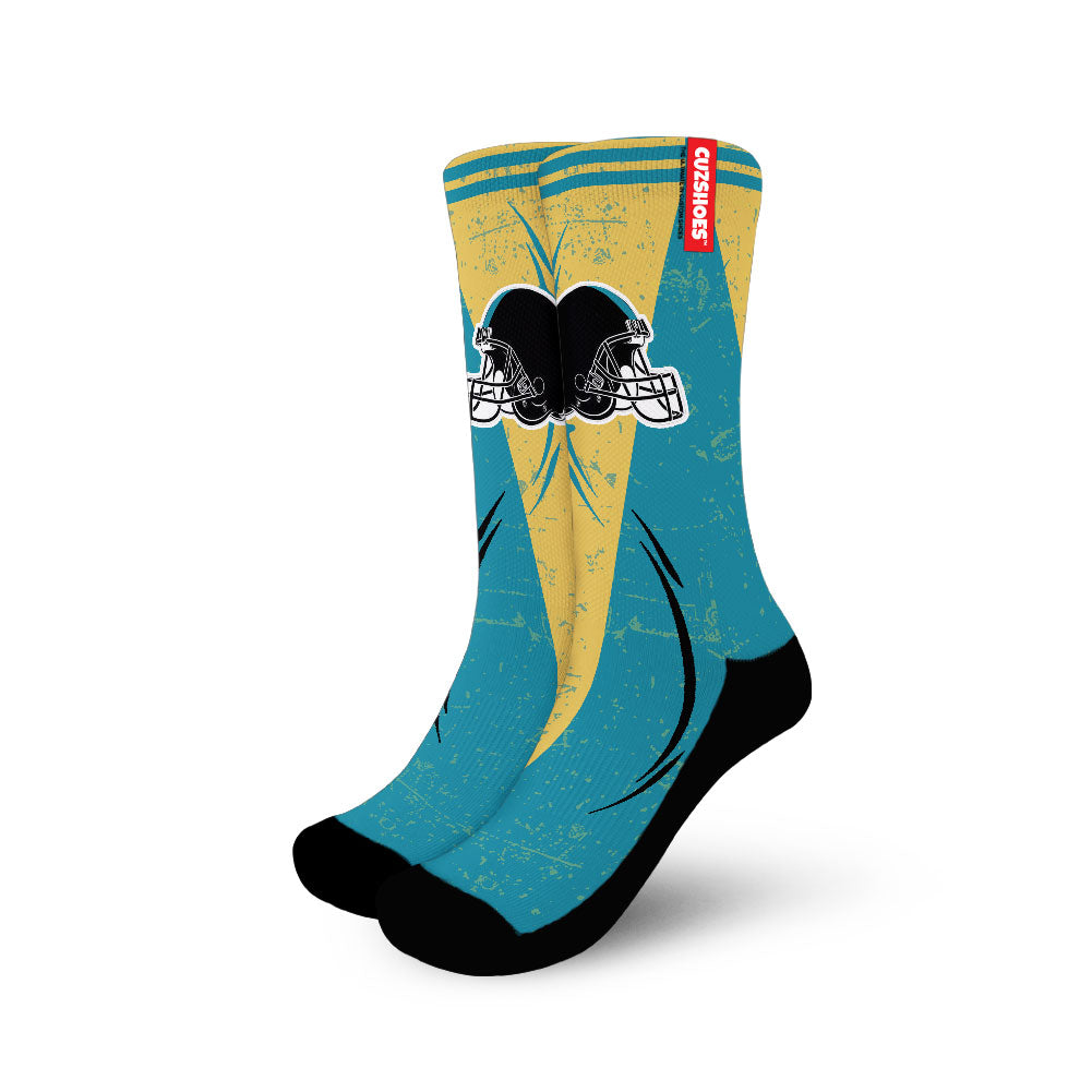 Jacksonville Football Team Socks- Cuztomshoes