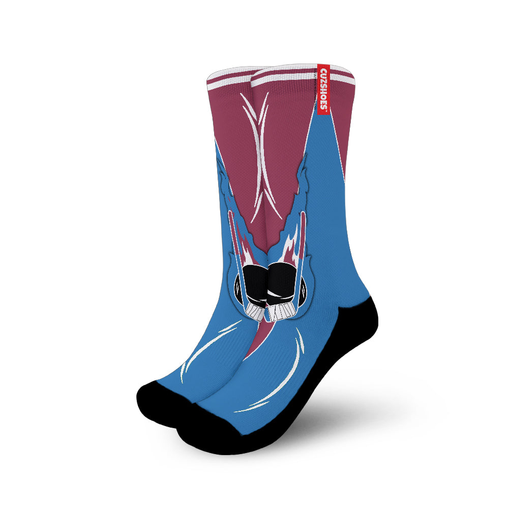 Colorado Hockey Basketball Team Socks- Cuztomshoes