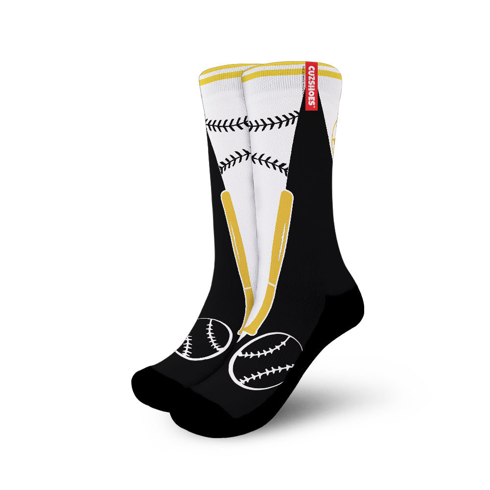 Pittsburgh Baseball Team Socks- Cuztomshoes