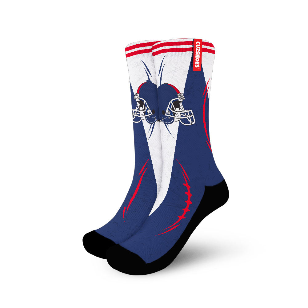 New York Football Team Socks- Cuztomshoes