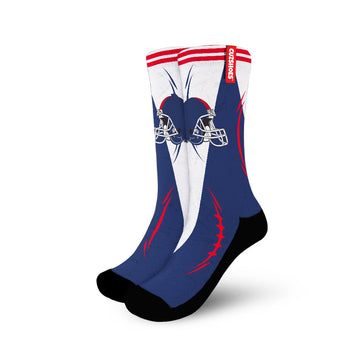 New York Football Team Socks- Cuztomshoes