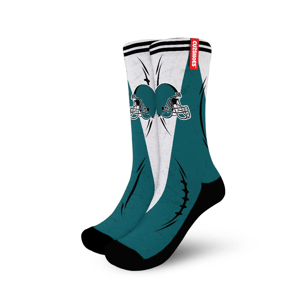 Philadelphia Football Team Socks- Cuztomshoes