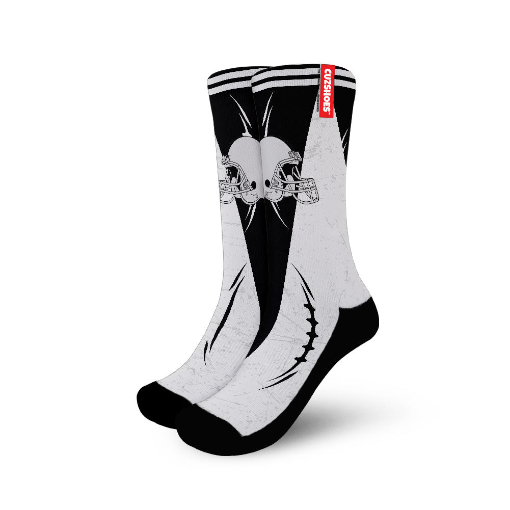 Oakland Football Team Socks- Cuztomshoes