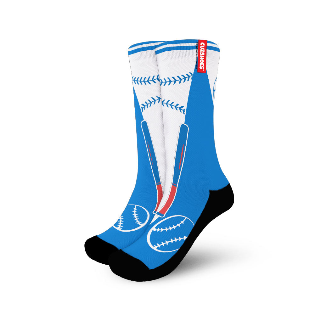 Los Angeles Baseball Team Socks- Cuztomshoes