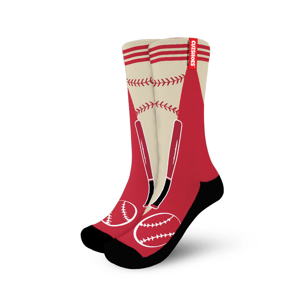 Arizona Baseball Team Socks- Cuztomshoes
