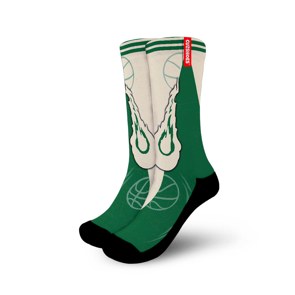 Milwaukee Basketball Team Socks- Cuztomshoes