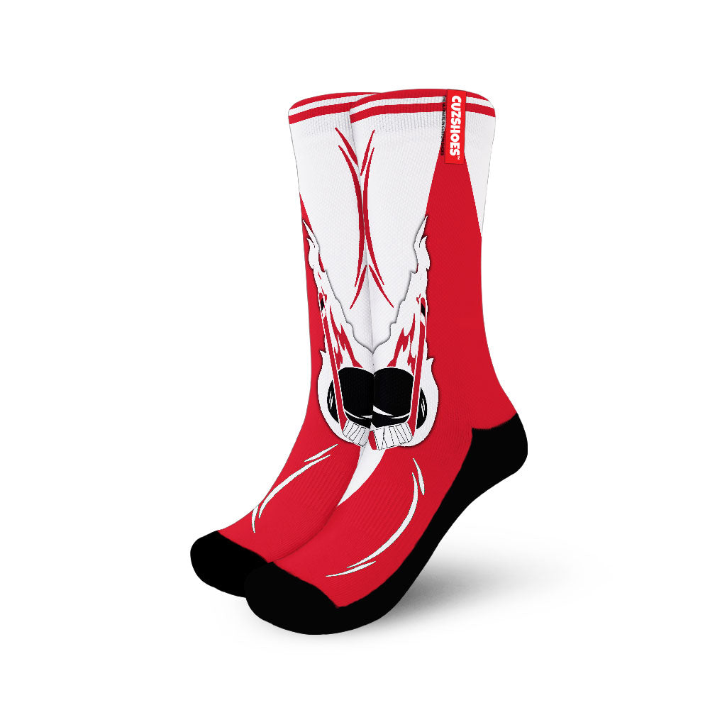Detroit Hockey Basketball Team Socks- Cuztomshoes