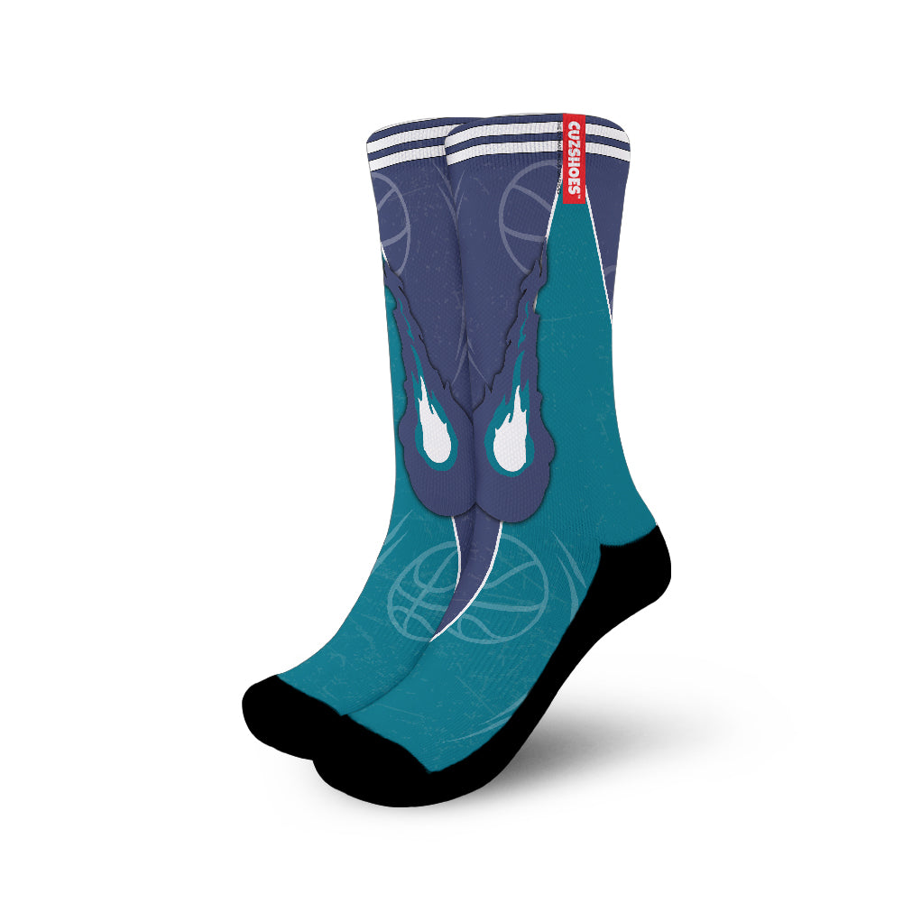 Charlotte Basketball Team Socks- Cuztomshoes